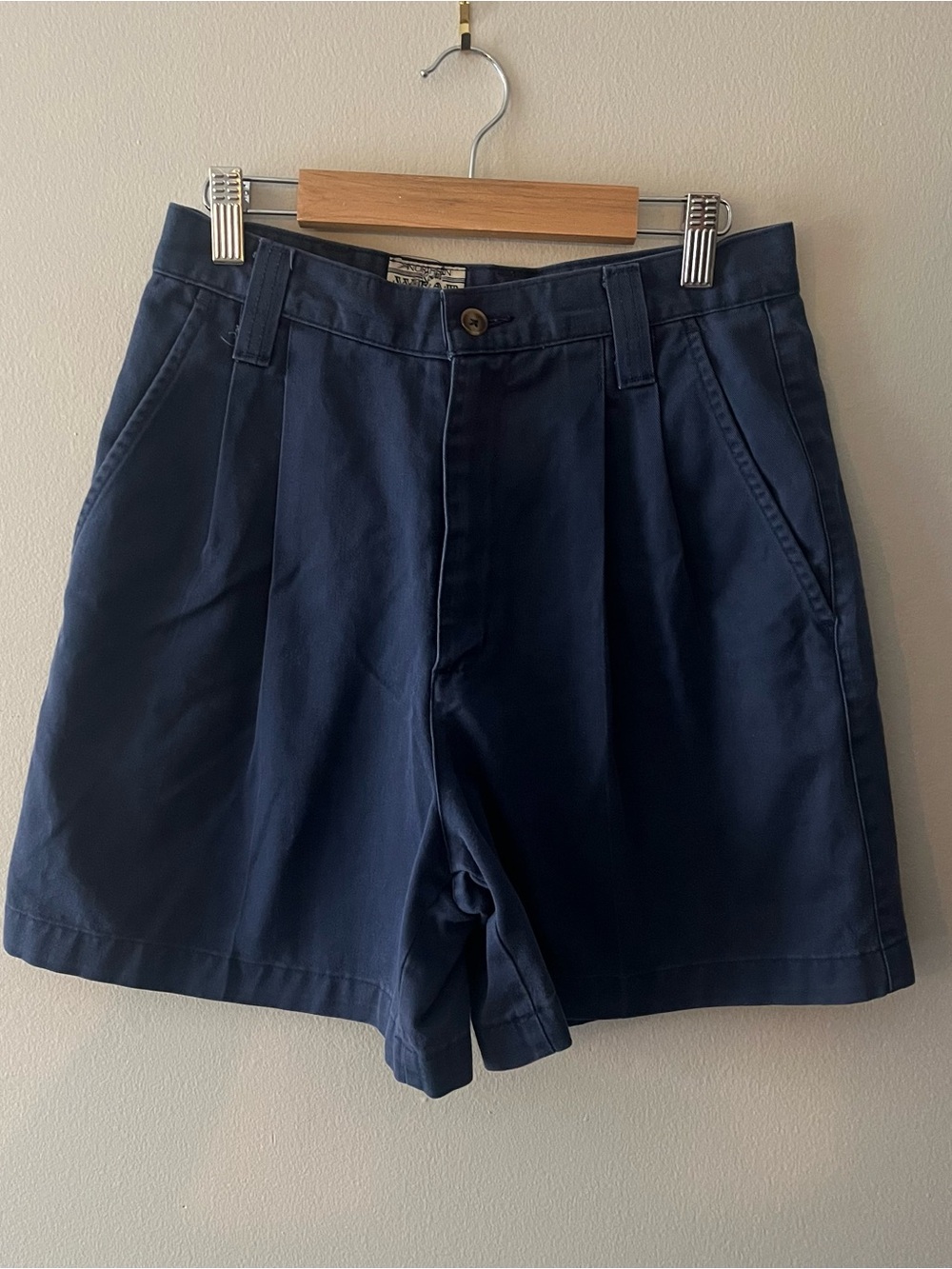Northern Spirit Navy Cotton Shorts